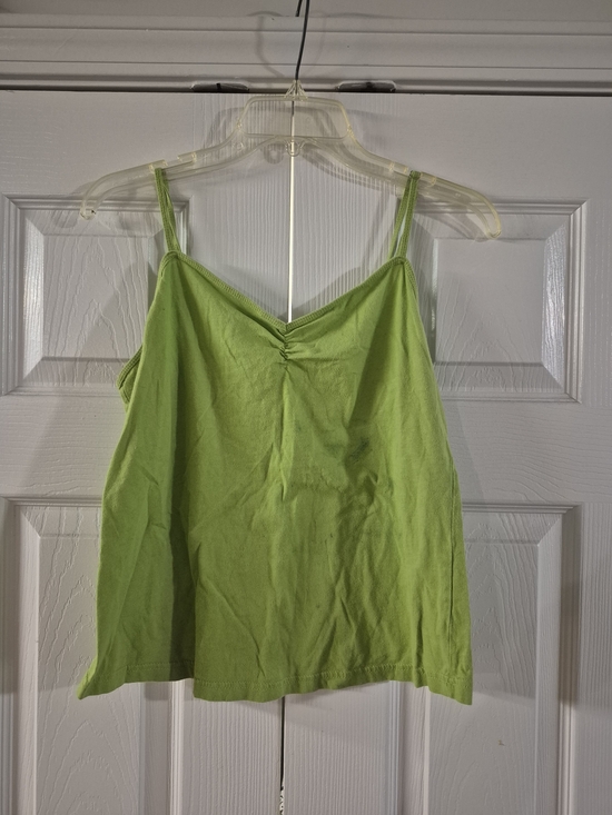 Tops - Light Green Spaghetti Strap Women's Tank Top